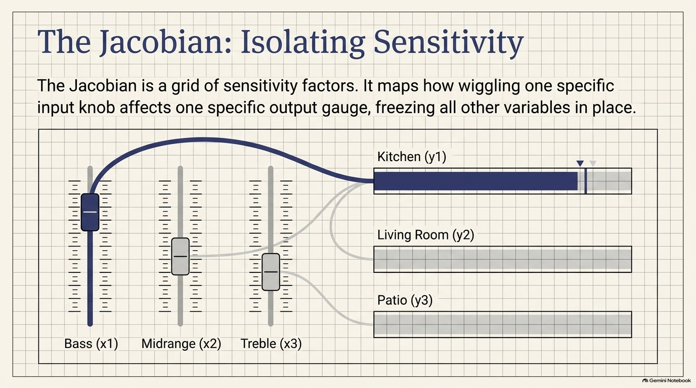 Slide 3: The Jacobian: Isolating Sensitivity