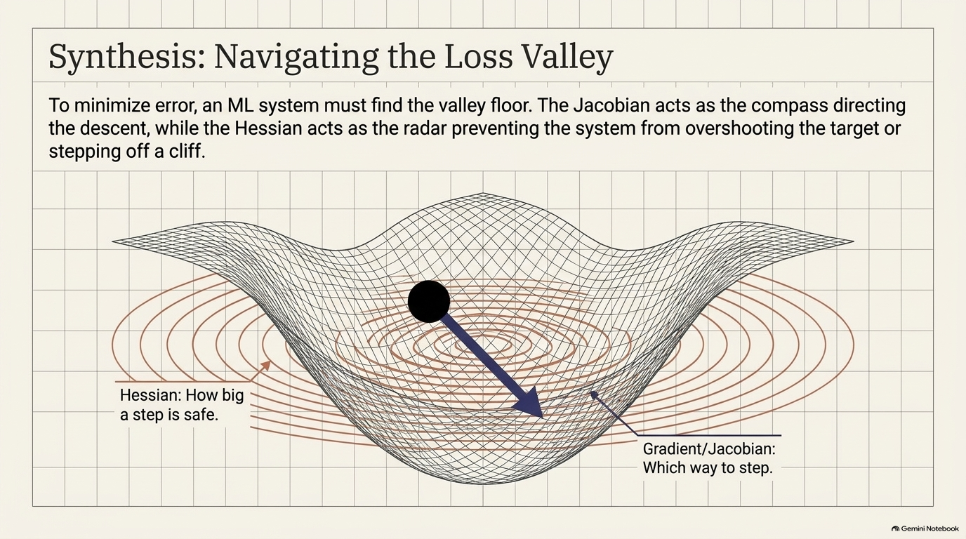 Slide 7: Synthesis: Navigating the Loss Valley